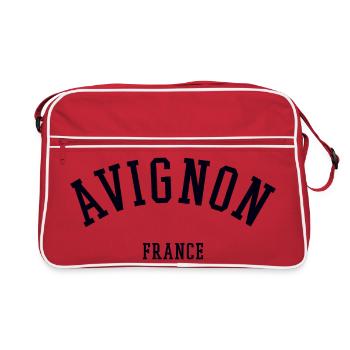 Avignon, France, Frankreich - Sac Retro - rouge/blanc - Devant
