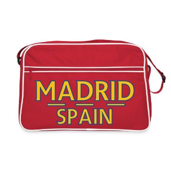 Madrid – Espagne - Sac Retro - rouge/blanc - Devant