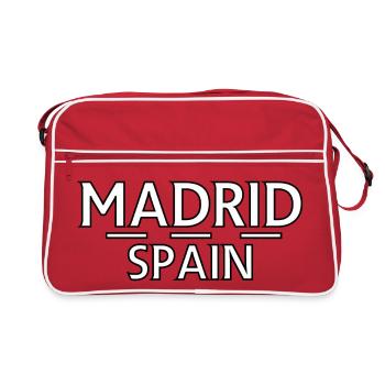 Madrid – Espagne - Sac Retro - rouge/blanc - Devant