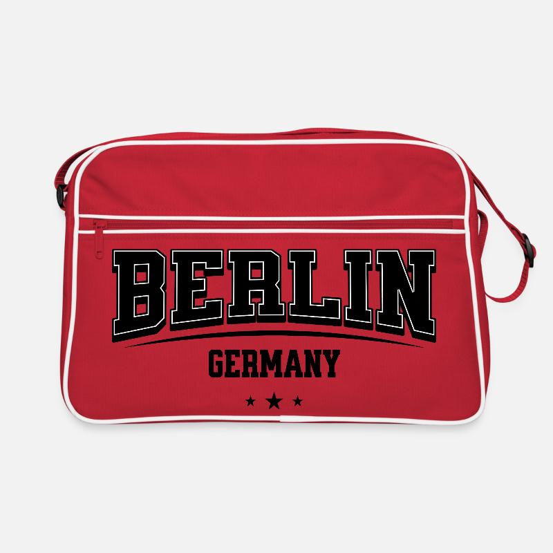 Conception de la déclaration de la ville de Berlin Sac Retro