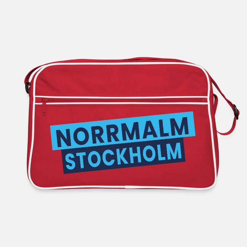 Norrmalm Stockholm Typography Retro Bag