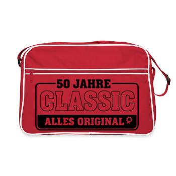 50 Years of Classic – All Original - Retro Bag - red/white - Front