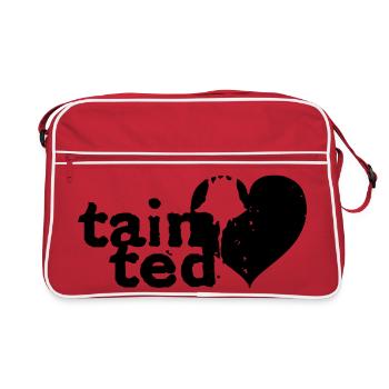 Tainted love inspired by Soft C - Retro Tasche - Rot/Weiß - Vorne