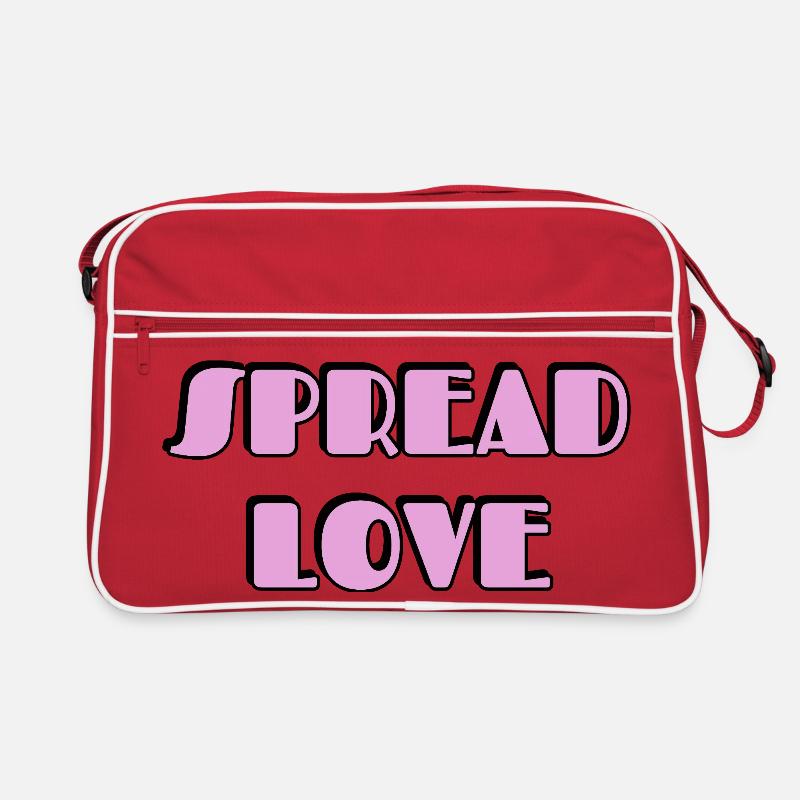 Typographie Spread Love Sac Retro
