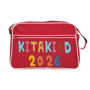 Kita Kind 2026 - Sac Retro - rouge/blanc - Devant