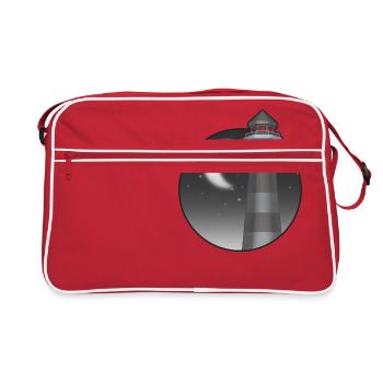guy in the night - Retro Bag - red/white - Front