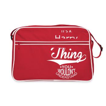 Harry - Retro Bag - red/white - Front
