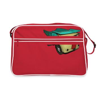 Bennes DDR - Sac Retro - rouge/blanc - Devant