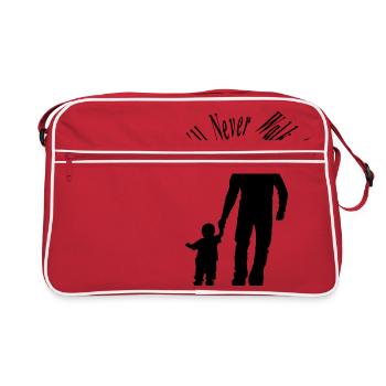 Père et fils père et fille - Sac Retro - rouge/blanc - Devant