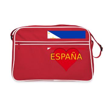 Flag Philippines Spain - Retro Bag - red/white - Front