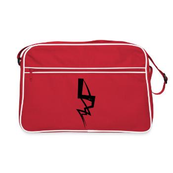 Éclair - Sac Retro - rouge/blanc - Devant