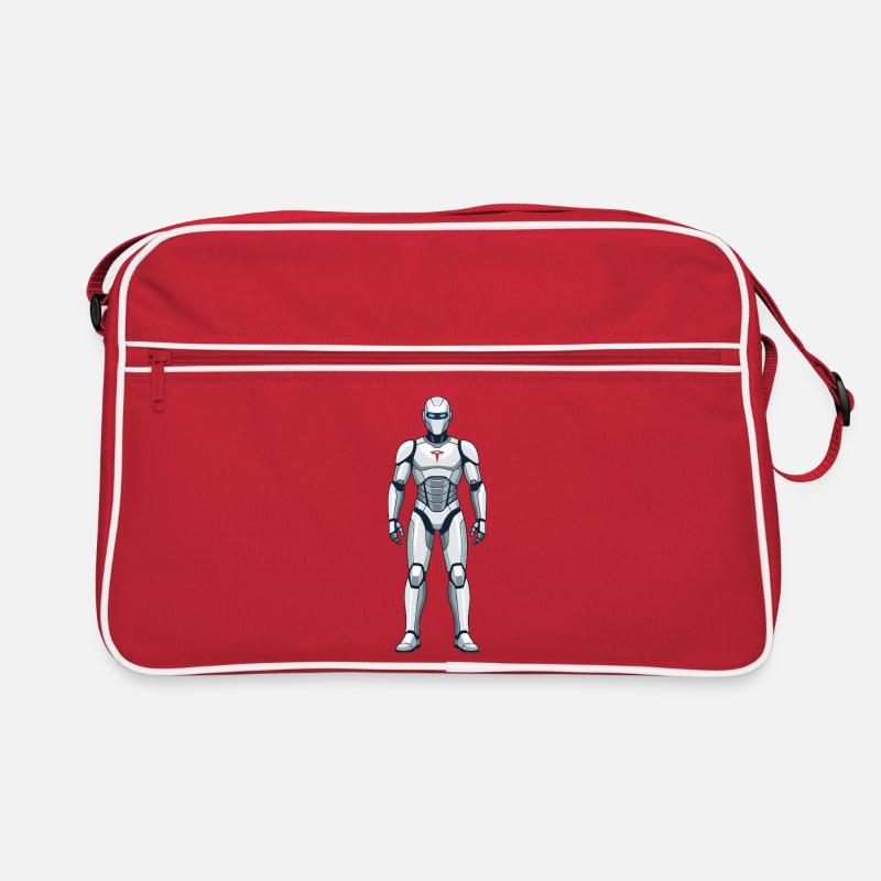 Futuristischer Mech-Anzug Retro Tasche