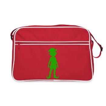 elfe - Retro Tasche - Rot/Weiß - Vorne