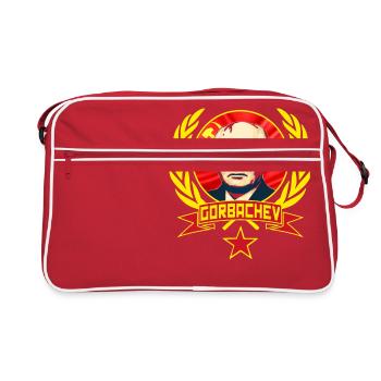 Mikhail Gorbachev Communism Propaganda - Retro Bag - red/white - Front