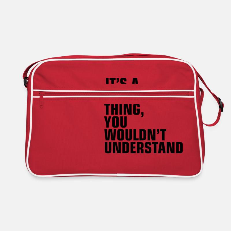 It's A Copywriting Thing, You Wouldn't Understand Retro Bag