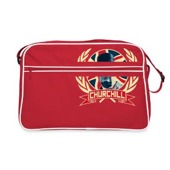 Winston Churchill - Sac Retro - rouge/blanc - Devant