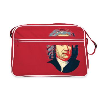 JeanSébastien Bach - Sac Retro - rouge/blanc - Devant
