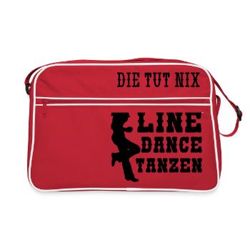 Die Tut Nix Die Will Nur Line Dance - Retro Bag - red/white - Front