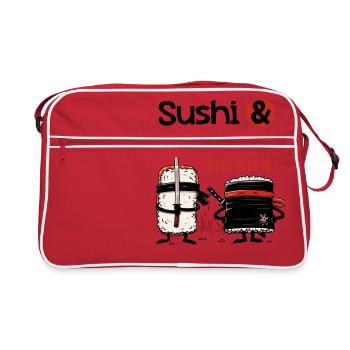 Sushi & Maki - Sac Retro - rouge/blanc - Devant