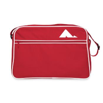 Voyage en plein air Aventure Nature - Sac Retro - rouge/blanc - Devant