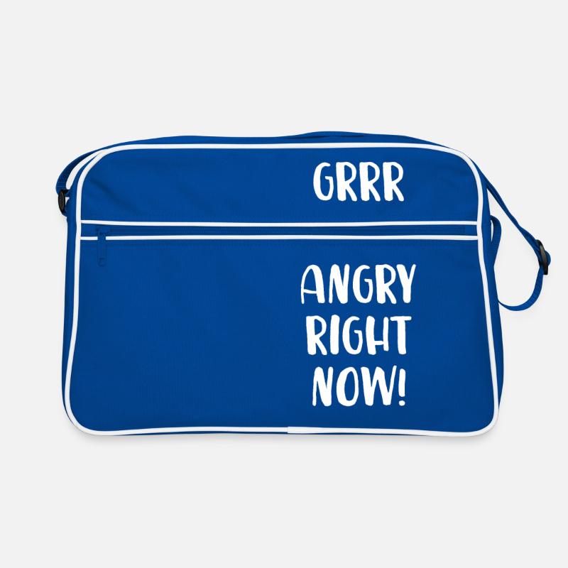 Grrr Ich bin gerade so wütend! Retro Tasche