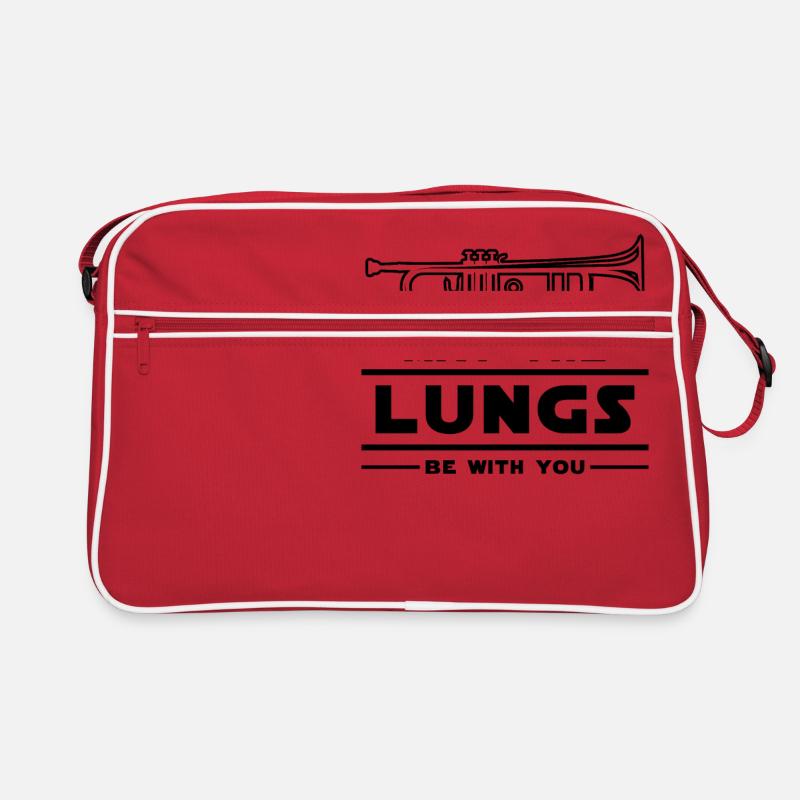 Trompete Spruch Geschenk Retro Tasche