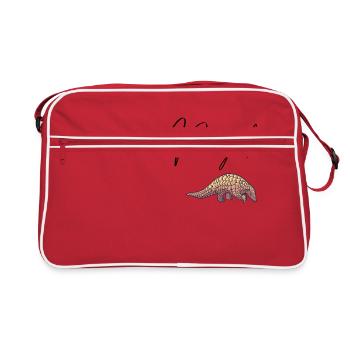 Pangolin - Retro Bag - red/white - Front