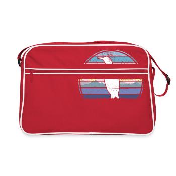 Penguin Sunset - Sac Retro - rouge/blanc - Devant