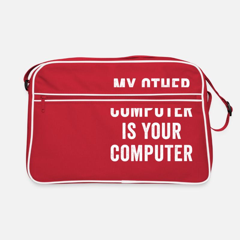 My Other Computer Is Your Computer Retro Bag