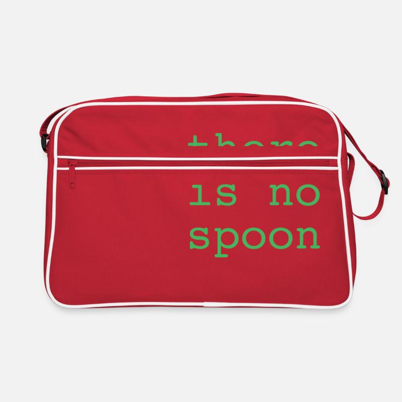 There Is No Spoon Retro Bag