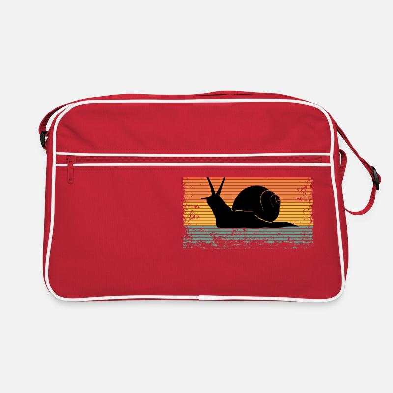 Vintage Schnecke Geschenkidee Retro Tasche