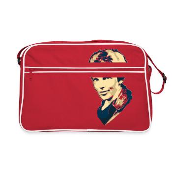 Amelia Earhart - Sac Retro - rouge/blanc - Devant