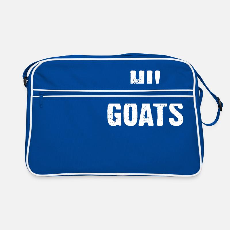 Hallo! Ziegen Retro Tasche
