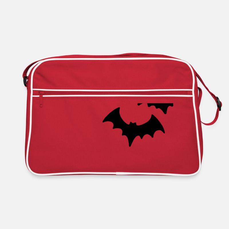 Halloween Bats Retro Bag