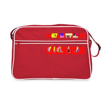 Pop art - Retro Bag - red/white - Front
