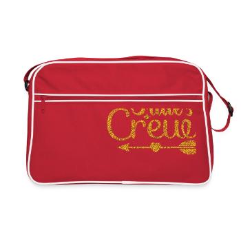Bride's Crew - Retro Bag - red/white - Front