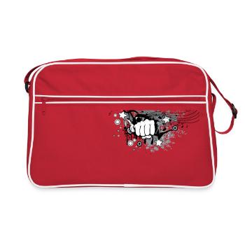 Punch Rock - Sac Retro - rouge/blanc - Devant