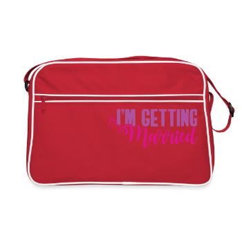 I'm Getting Married - Retro Bag - red/white - Front