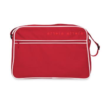 ALERTA ALERTA - Retro Tasche - Rot/Weiß - Vorne