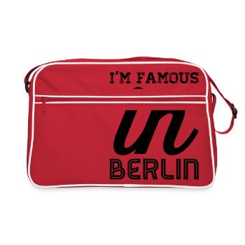 im célèbre à Berlin - Sac Retro - rouge/blanc - Devant