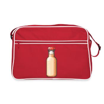 Bouteille de potion Pixel Art Vintage - Sac Retro - rouge/blanc - Devant