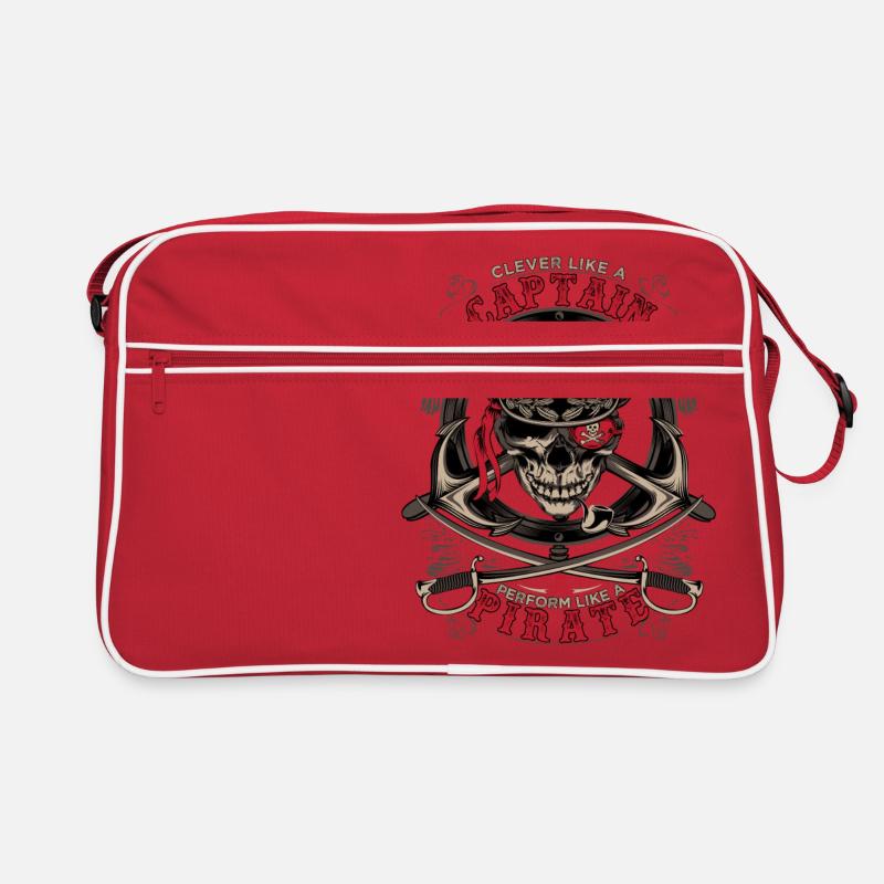 captain pirate Retro Bag