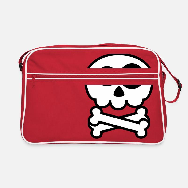 pirate ship boat pirate pirate ship ship skull5 Retro Bag