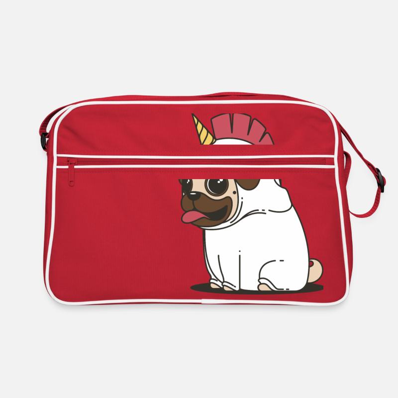 C’est une licorne à licorne - Sac Retro - rouge/blanc