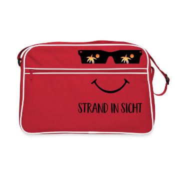 Beach - Retro Bag - red/white - Front