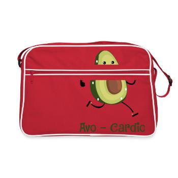 Cardio AVOCADO Sports - Sac Retro - rouge/blanc - Devant