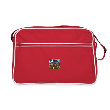Art du drapeau de la nation rom - Sac Retro - rouge/blanc - Devant