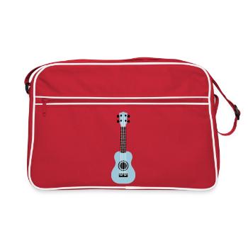 ukulele - Retro Bag - red/white - Front