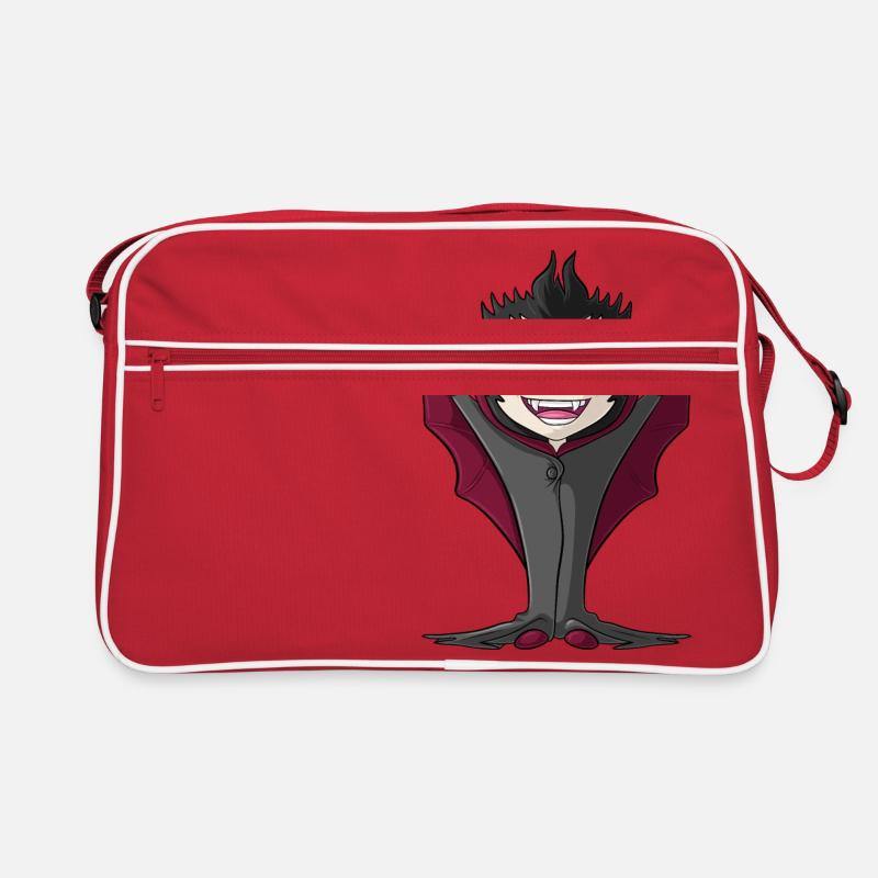 Kleiner Comic Vampir Retro Tasche