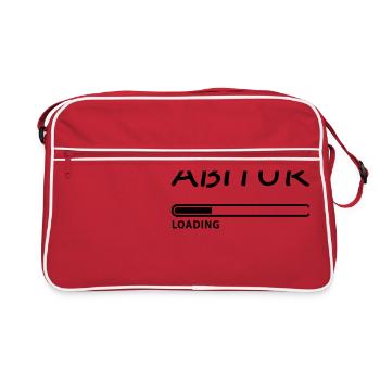 ABITUR loading - Sac Retro - rouge/blanc - Devant